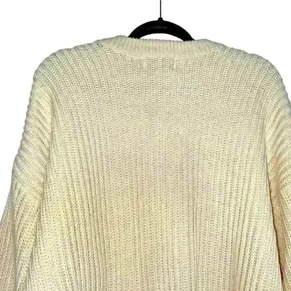 Vtg Gulf Traders Sz XL Chunky Knit Pullover‎ Sweater Cozy Cabincore - Picture 3 of 13